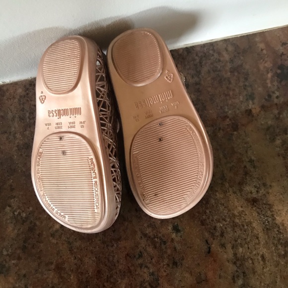 mini melissa campana rose gold